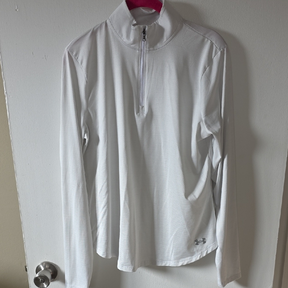 Under Armour Classic White Long Sleeve Top